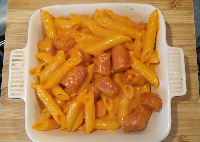 Hot Dog Pasta