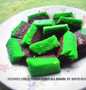 Langkah Mudah untuk Membuat Resep Brownies coklat pandan kukus ala Amanda yang Menggugah Selera Anti Ribet, Mantap