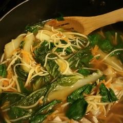 A picture of Chinese Noodle Soup.