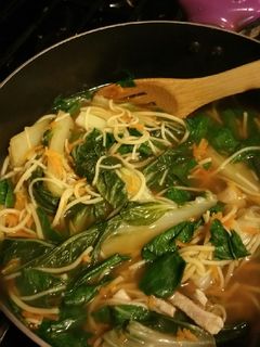 A picture of Chinese Noodle Soup.