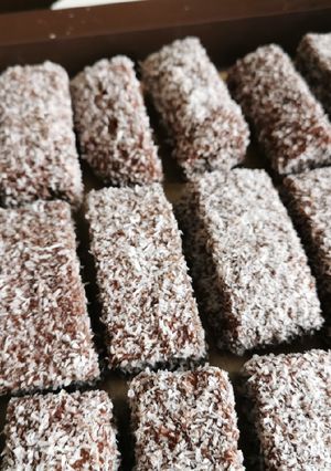 Barna kókuszkocka recept fotója