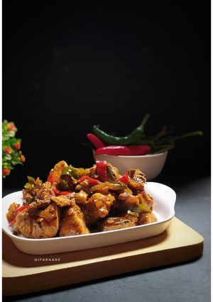 Foto resep Ayam Lada Hitam
