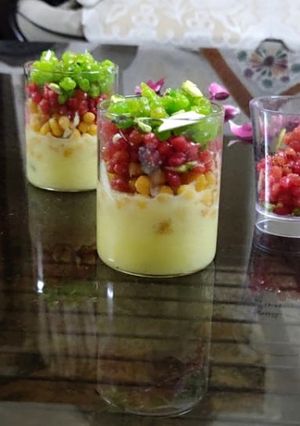 A picture of Rabri boondi shots.