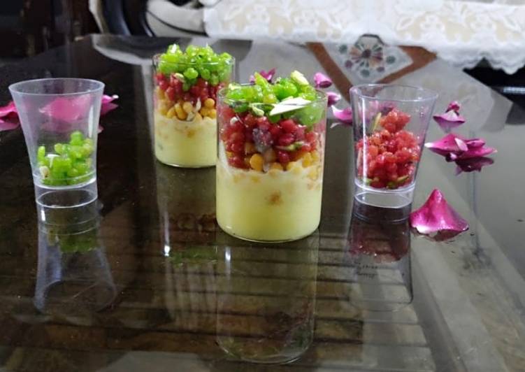 Simple Way to Make Autumn Rabri boondi shots
