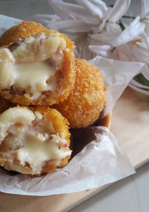 Foto resep Makaroni Bola Keju / Macaroni Melted Cheese Ball