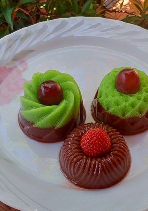 Foto resep Puding lumut coklat