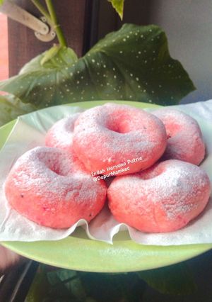 Foto resep Donat Buah Naga