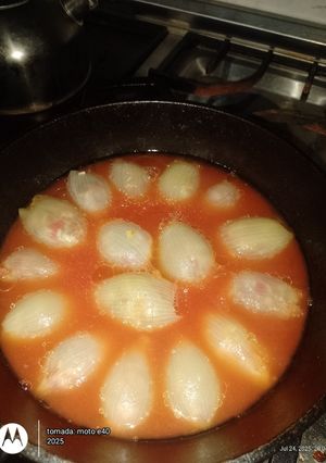 Una foto de Cebollas rellenas