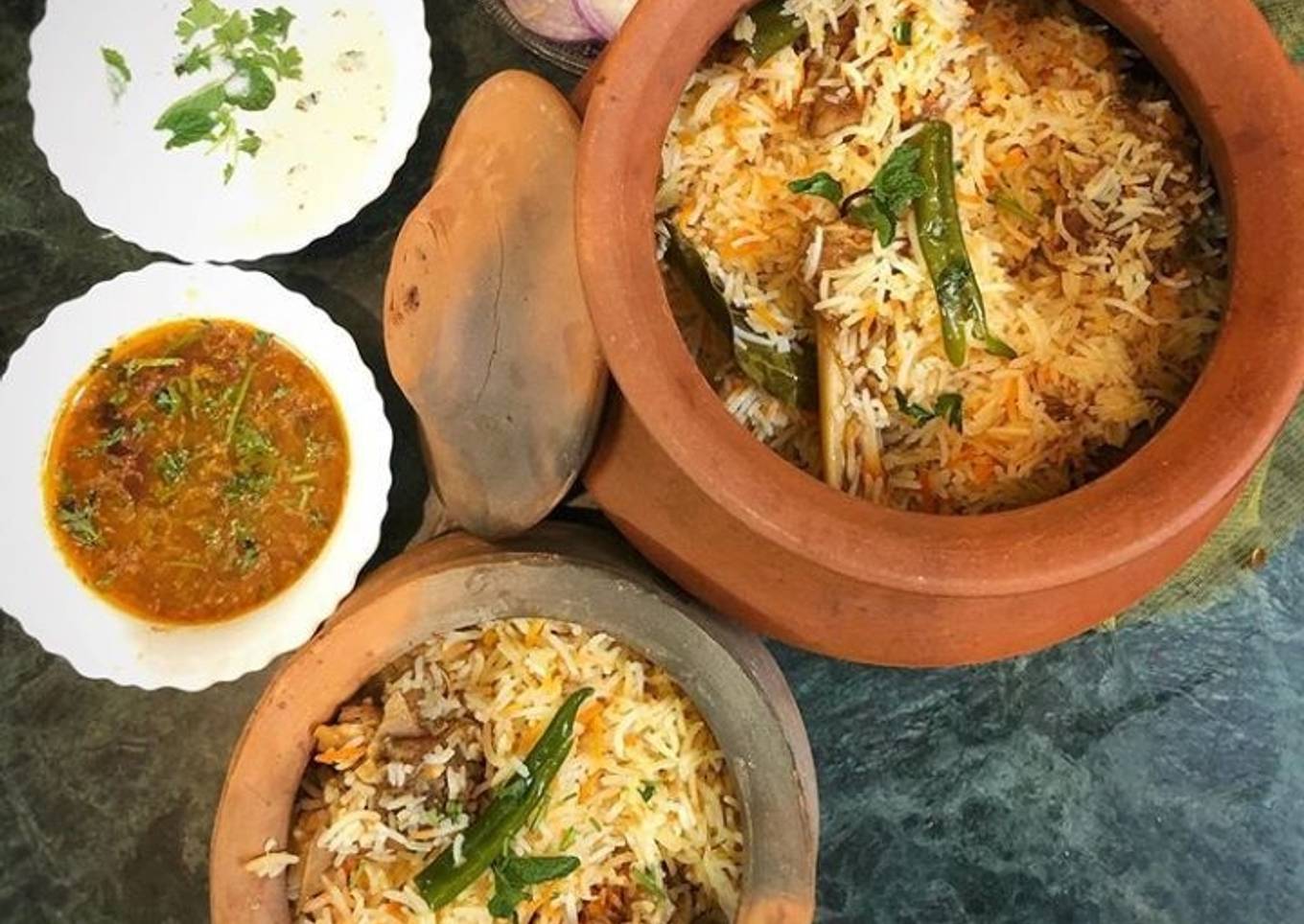 Handi biryani