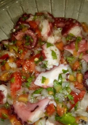 Una foto de Ensalada de pulpo🐙