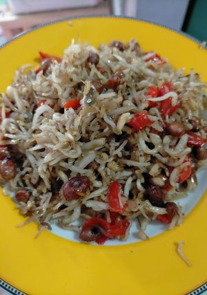 Foto resep Oseng Teri Medan Kacang Tanah