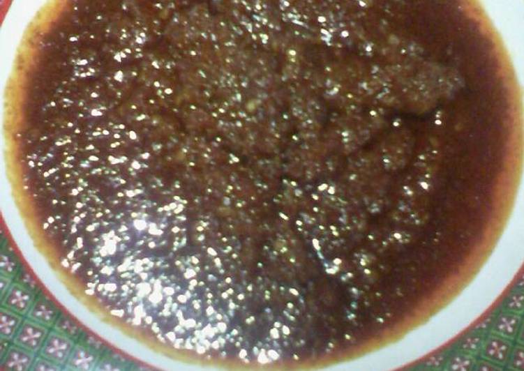 Sambel terasi goreng