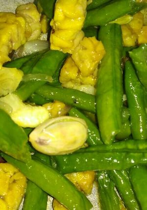 Foto resep Tempe pete dikacangin