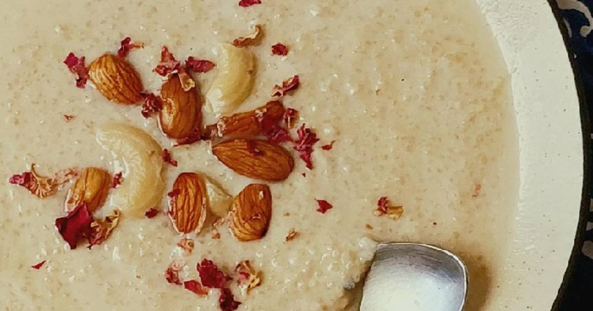 Barnyard Millet Pudding Recipe by Shradha Nema (foodgazin') Cookpad