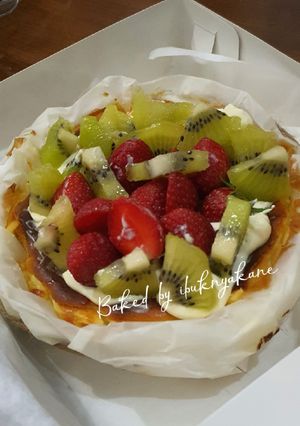 Foto resep Birthday burnt cheese cake