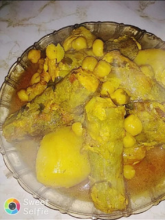 صورة لوصفة بطاطا وكوسامحشيين بصدر الدجاج 👌😋