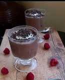 Dark chocolate mousse