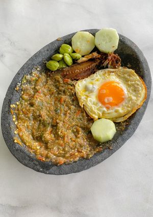 Foto resep Sambel terong rebus