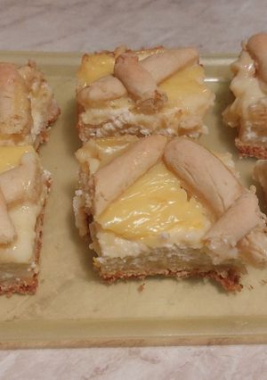 Túrós vaníliás rácsos pite recept fotója