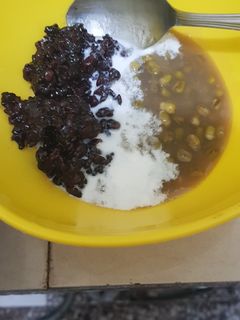 Foto resep Bubur kacang ijo dan ketan item