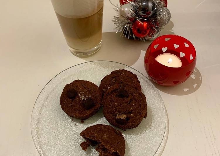 La Meilleur Recette De Cookies Choco/Coco/Fleur de sel