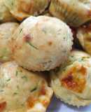 Muffin salati zucchine e provola