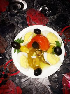 صورة لوصفة فلفل مخلل في الزيت