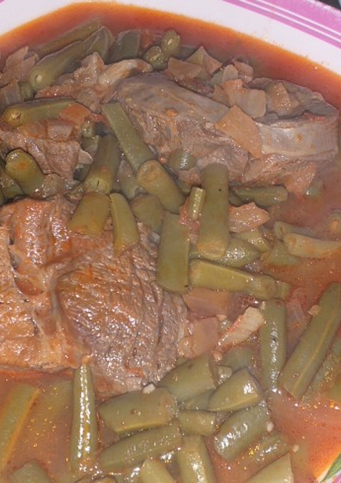 صورة لوصفة فاصوليا خضره