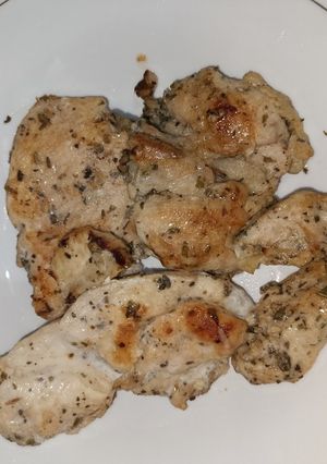 Foto resep Dada Ayam Panggang Italian Herb