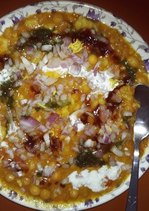 मटर चाट (matar chat recipe in Hindi) रेसिपी मुख्य फोटो