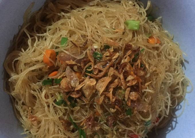 Resep Bihun goreng sederhana yang Lezat