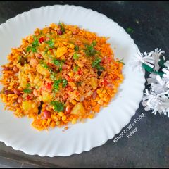 A picture of Red Rice Poha.