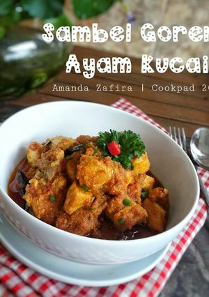 Foto resep Sambel goreng ayam kucai