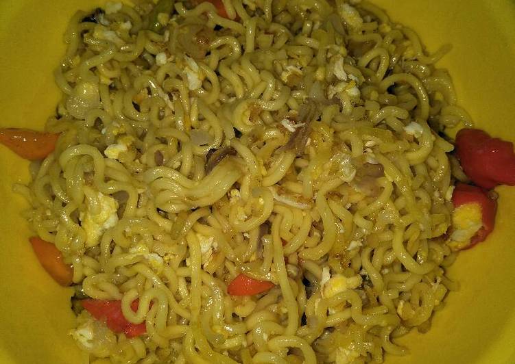 Bagaimana Membuat Mie goreng telur Anti Gagal