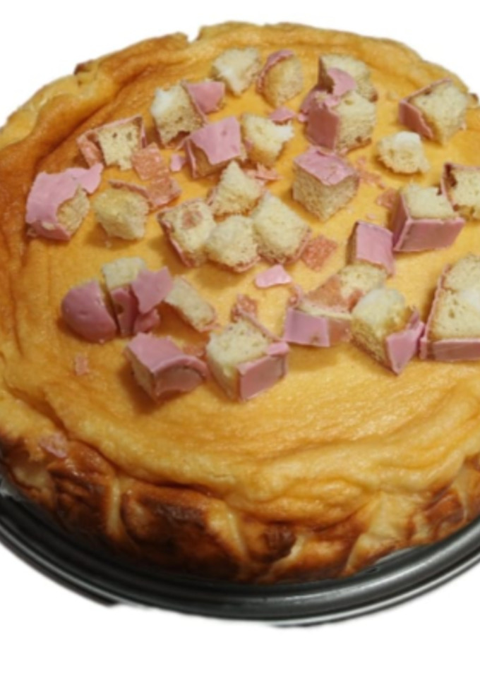 Una foto de Tarta de queso con pantera rosa