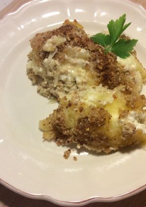 Une photo de Parmentier de poulet rôti