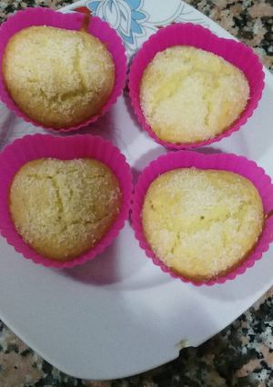 Una foto de Magdalenas o mugcakes