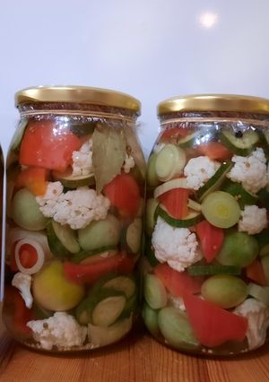 Vegyes savanyúság recept fotója