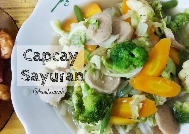 Cara Gampang Menyiapkan Capcay Sayuran Anti Gagal
