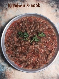 صورة لوصفة طريقة عمل متبل باذنجان بالبندورة