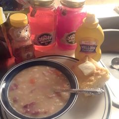 A picture of West Virginy Bean Soup.