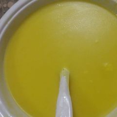 A picture of Besan se bani dhokla sweet sauce.