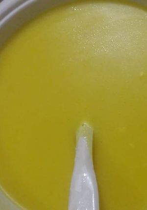 A picture of Besan se bani dhokla sweet sauce.