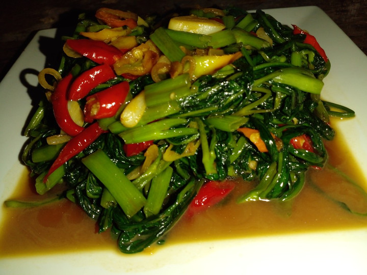 Cara Gampang Menyiapkan Tumis kangkung, Sempurna