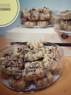 Foto resep Garlic cheese cookies