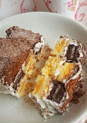 Foto resep Tiramisu cake anti gagal no mixer no oven