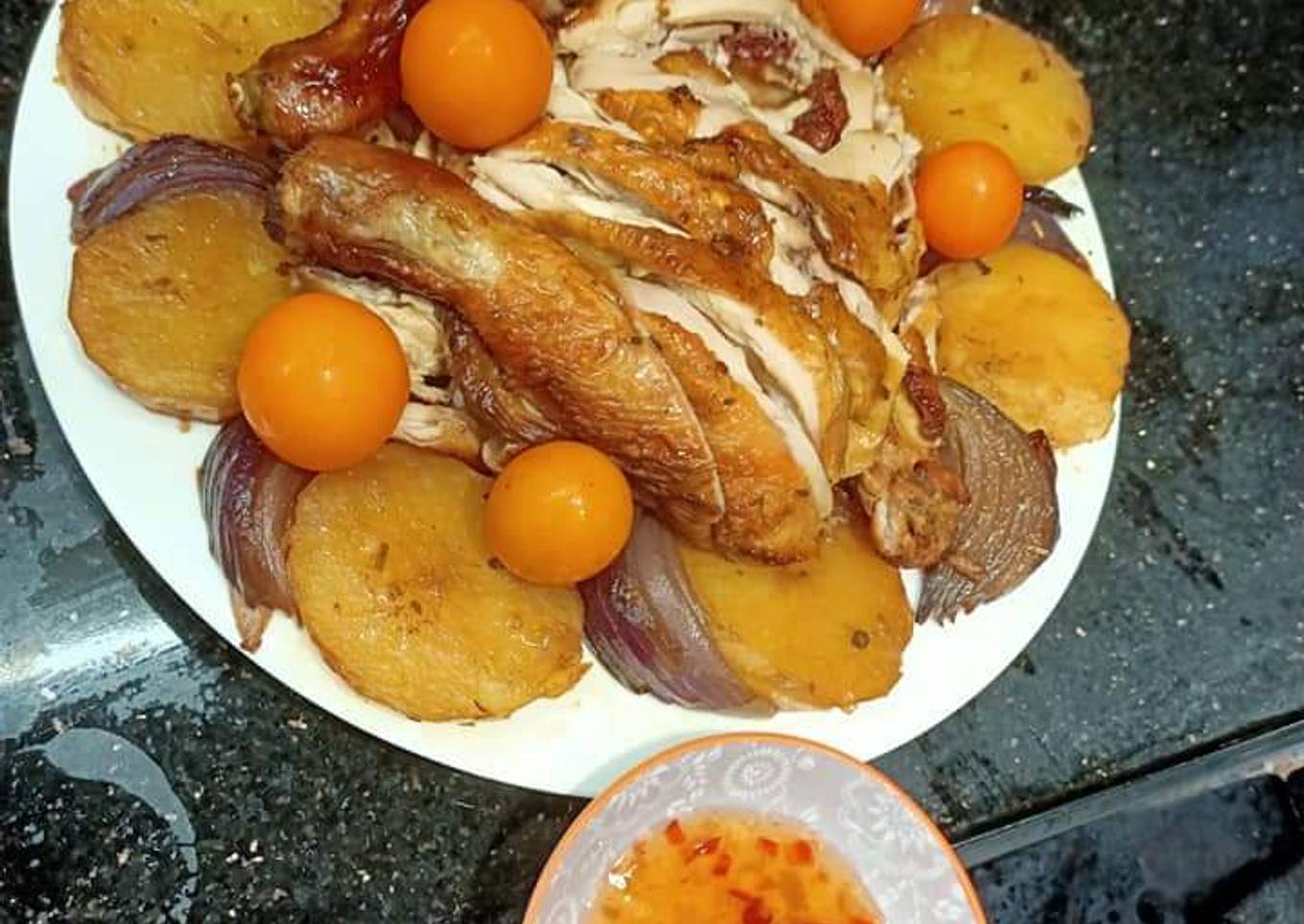 Roast chicken(Ayam panggang)