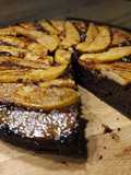 Pear upside down cake