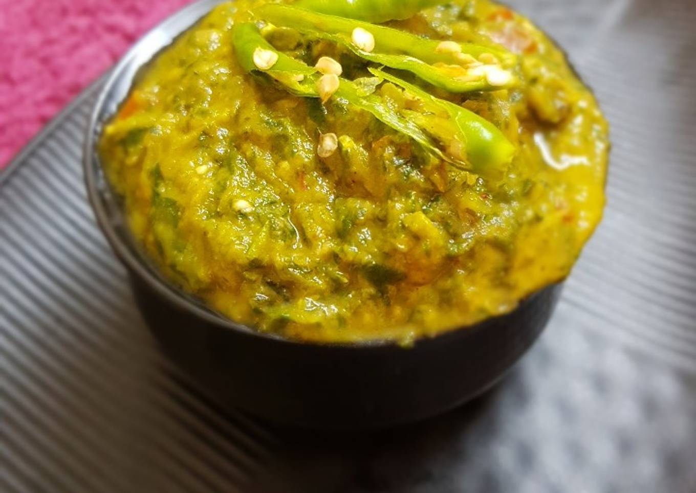 Avocado Spinach curry