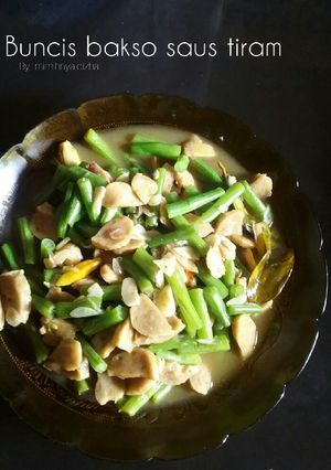 Foto resep Buncis bakso saus tiram
